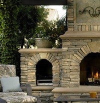 outdoor fireplace builder